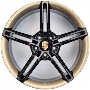 PORSCHE TAYCAN 9.5" 11,5" x 21" 9J1601025AA Black + Neodyme