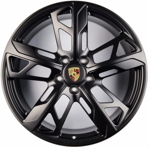 PORSCHE TAYCAN 9.5" 11,5" x 21" 9J1601025AL BLACK MAT