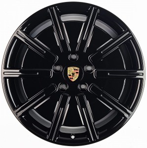 PORSCHE TAYCAN 9" 11" x 20" 9J1601025E Czarny Połysk